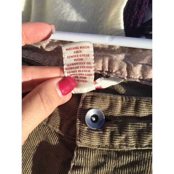 Sundance corduroy womens 4 equestrian western skinny pants southwest tan fall - Picture 9 of 9